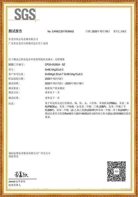 Certificate Of Honor